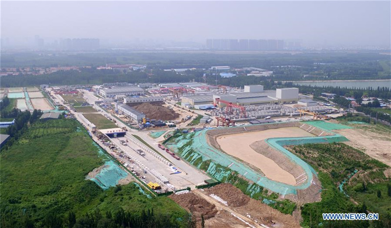 Bauarbeiten von Chinas erstem Tunnel unter dem Gelben Fluss sind in vollem Gange