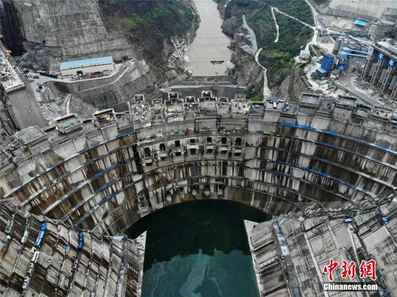 Bau des zweitgrößten Wasserkraftwerks der Welt in vollem Gange
