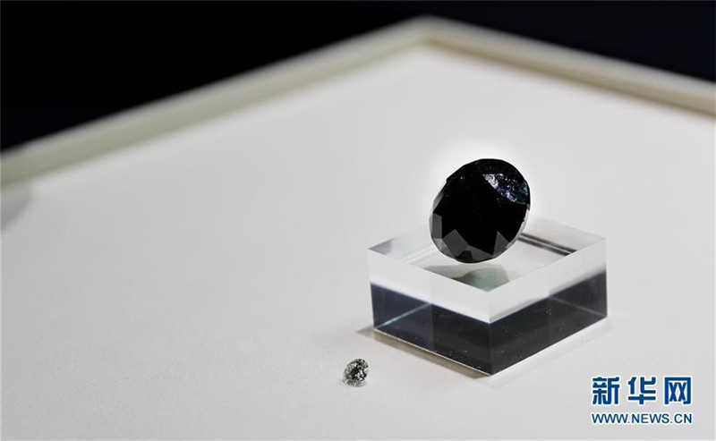 Schwarzer Diamant mit einem Gewicht von 88 Karat wird auf 3. CIIE präsentiert