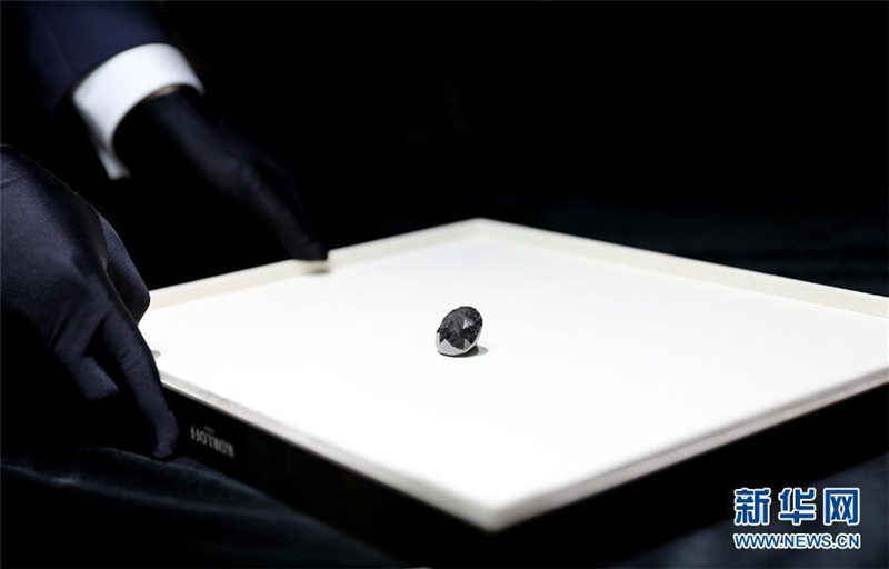 Schwarzer Diamant mit einem Gewicht von 88 Karat wird auf 3. CIIE präsentiert