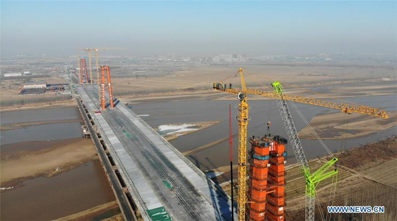 China baut selbstverankerte Hängebrücke mit weltweit größter Spannweite