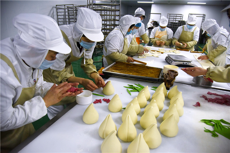Steigende Nachfrage nach Mehlspeisen zum chinesischen Frühlingsfest