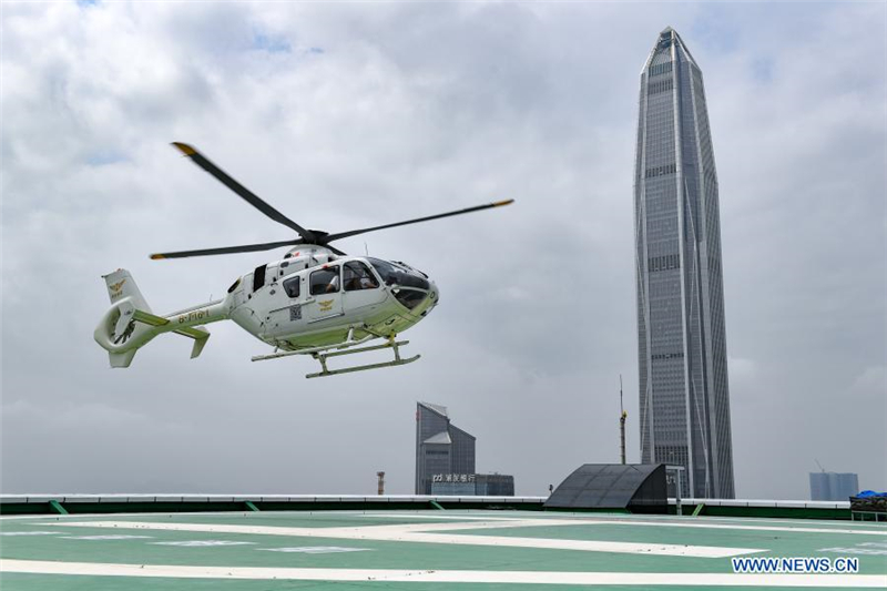 Shenzhener Flughafen eröffnet Hubschrauber-Shuttle 