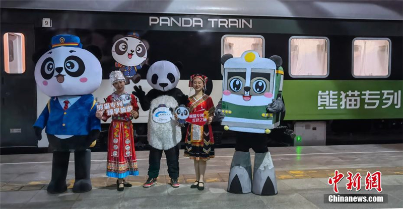 Erster „Panda-Zug“ in China