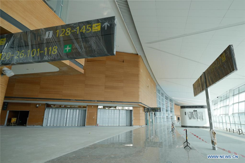 Terminalbau des internationalen Flughafens in Chengdu abgeschlossen