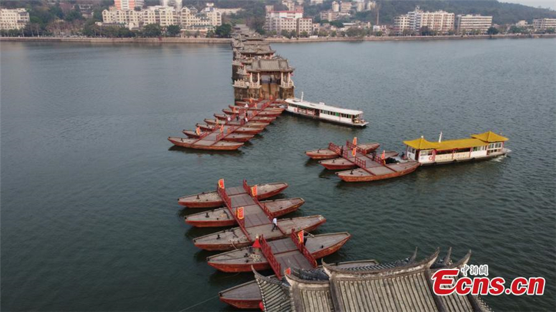 Schiffspassage: Guangji-Brücke öffnet und schließt sich je nach Verkehr