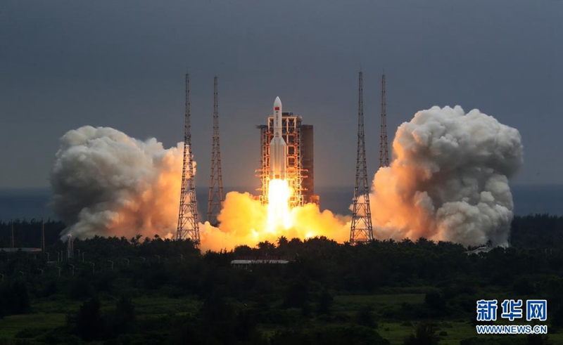China schießt Kernmodul „Tianhe“ für  Raumstation  ins All