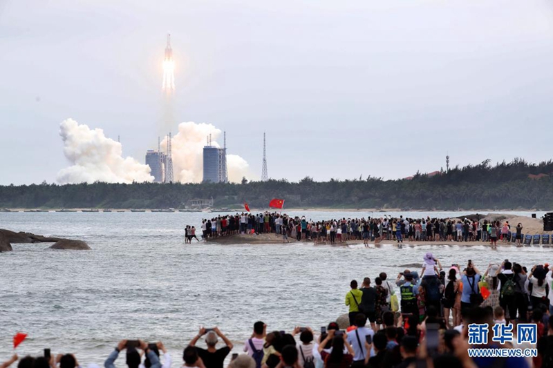 China schießt Kernmodul „Tianhe“ für  Raumstation  ins All