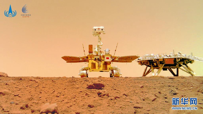 Chinas Raumfahrtbehörde enthüllt Fotos des Mars-Rovers