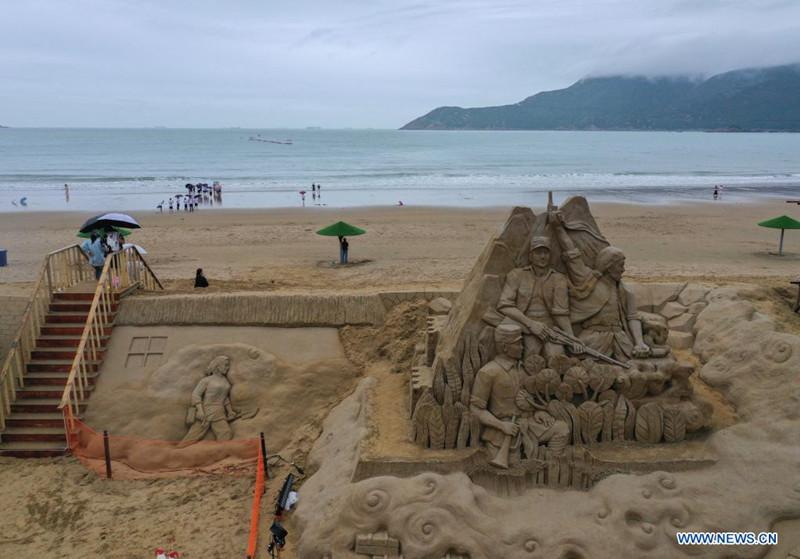 22. Internationales Sandskulpturenfestival im ostchinesischen Zhoushan
