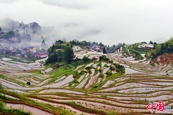 Die schönsten Terrassenfelder in China: Die Yunhe-Terrassenfelder