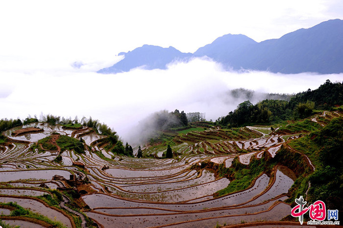 Die schönsten Terrassenfelder in China: Die Yunhe-Terrassenfelder
