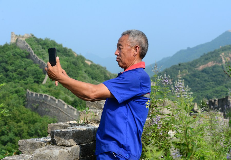 66-jähriger Hüter der Chinesischen Mauer