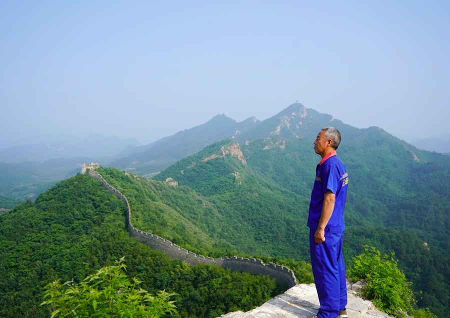 66-jähriger Hüter der Chinesischen Mauer
