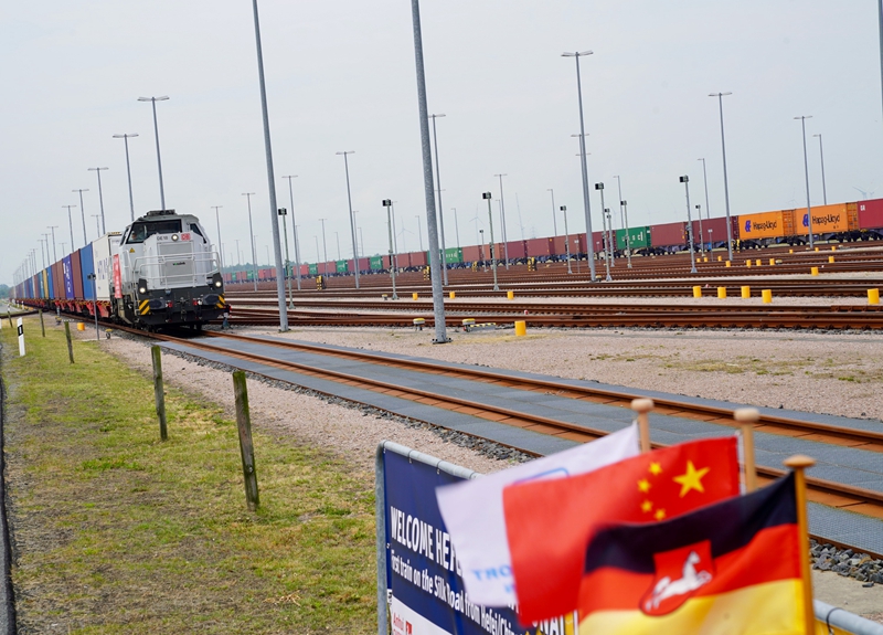 Erster China Railway Express Direktzug aus Hefei in Wilhelmshaven angekommen