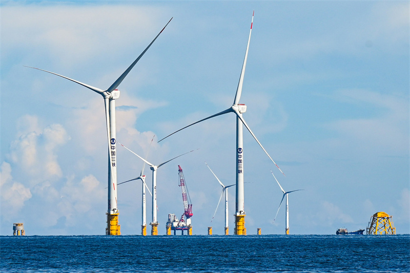 Aufbau von riesigem Offshore-Windpark in Guangdong