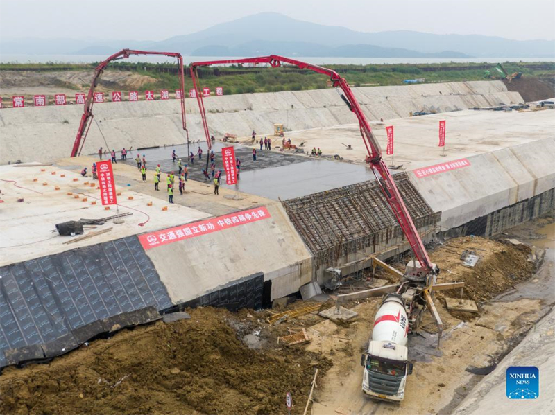 Hauptbau des Nanquan-Abschnitts des Taihu-Tunnels abgeschlossen