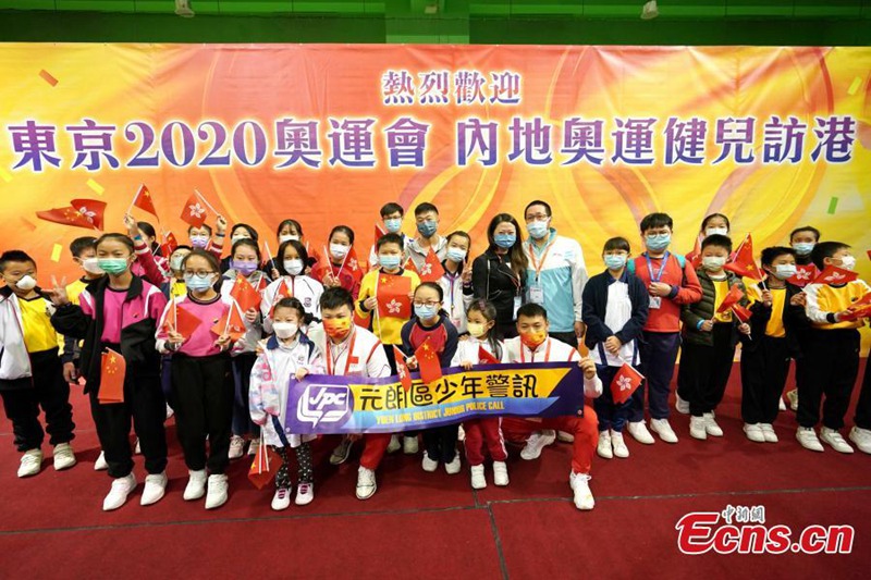 Höhepunkte des dreitägigen Besuchs der Olympioniken vom chinesischen Festland in Hongkong