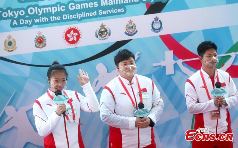 Höhepunkte des dreitägigen Besuchs der Olympioniken vom chinesischen Festland in Hongkong