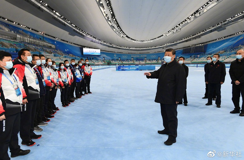 Xi besichtigt Vorbereitungen für Beijinger Winterspiele 2022