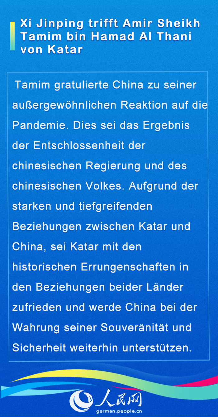 Internationale Gäste im Gespräch mit Chinas Staatspräsident Xi (II)