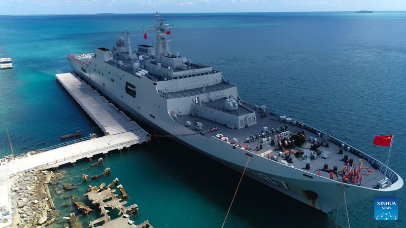 Chinesische Marineschiffe mit Hilfsgütern treffen in Tonga ein