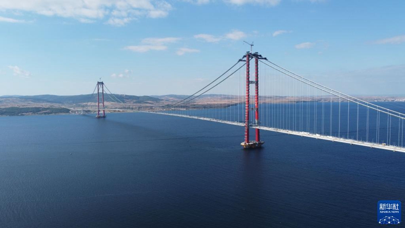 Chinesisches Unternehmen beim Bau der türkischen Brücke 1915 Çanakkale mitgewirkt