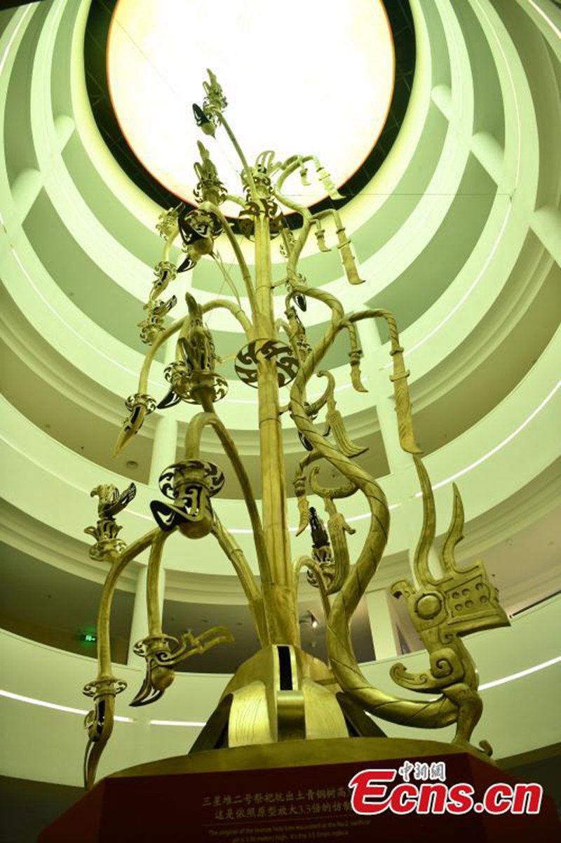Neu renovierte Bronzehalle des Sanxingdui-Museums für Öffentlichkeit zugänglich