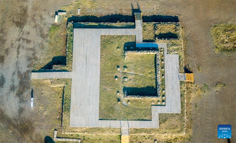 Luftaufnahmen der Xanadu-Reliquienstätte in der nordchinesischen Inneren Mongolei