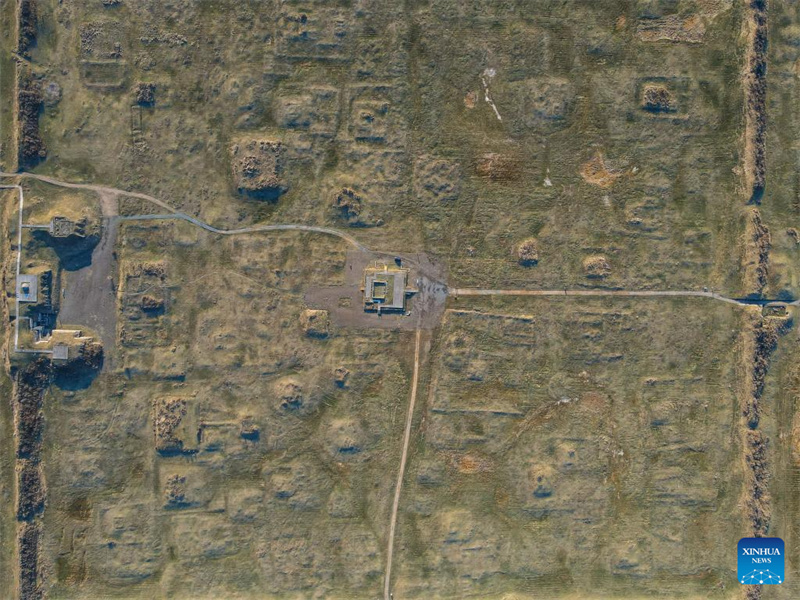 Luftaufnahmen der Xanadu-Reliquienstätte in der nordchinesischen Inneren Mongolei