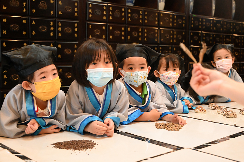 Hohhot: Kinder lernen mehr über TCM