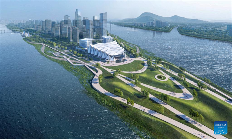 Bau des Veranstaltungsortes für das Greater Bay Area Science Forum in Guangzhou beginnt