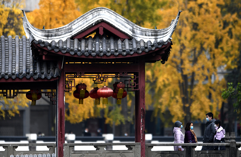 Chengdu: Goldene Stadt an einem Wintertag