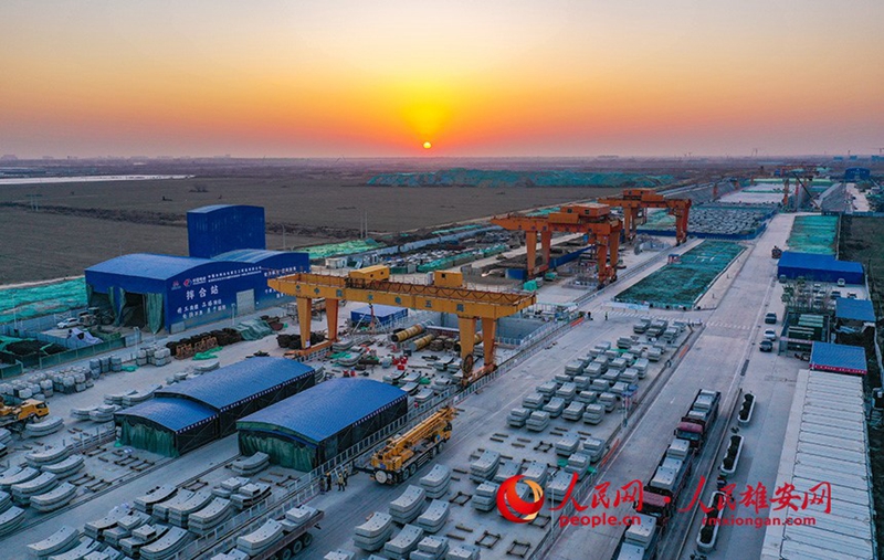 ICE verbindet Xiongan New Area mit Beijing Daxing International