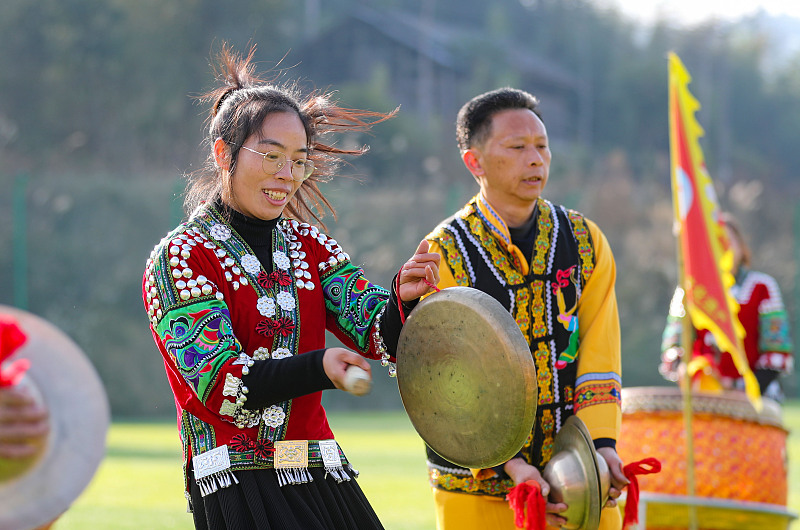 Kriegstrommel aus Sizhou