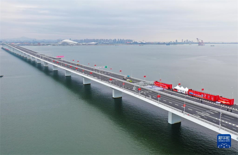 Fujian: Die Xiang’an-Brücke wird dem Verkehr übergeben