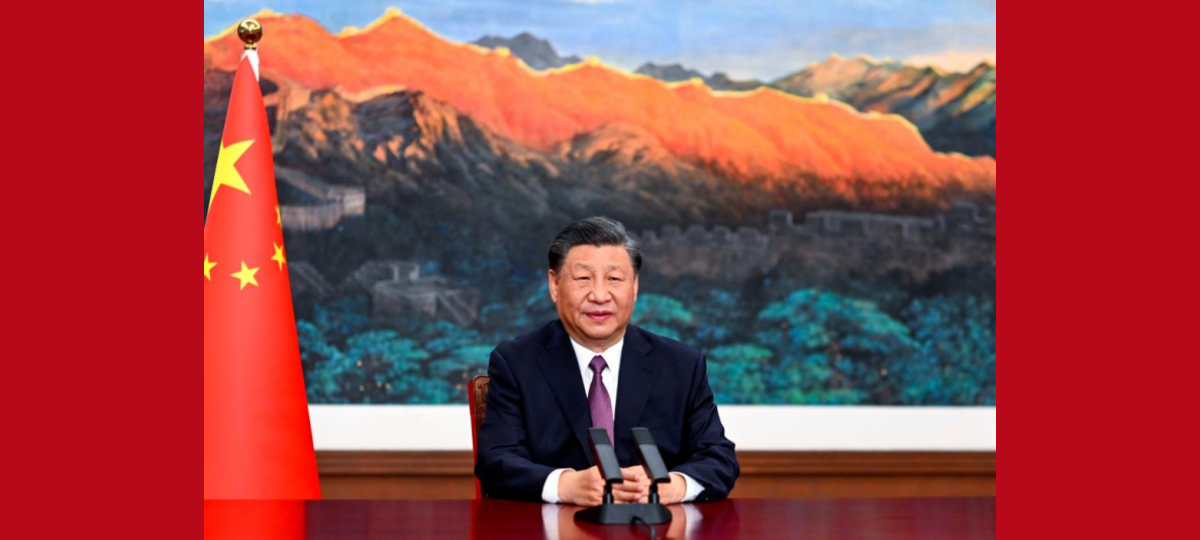 Xi Jinping spricht auf Eröffnungsfeier von Plenarsitzung von zweitem Eurasischem Wirtschaftsforum