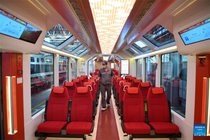 Chinesischer Zughersteller produziert ersten New-Energy-Stadtbahnzug für Argentinien