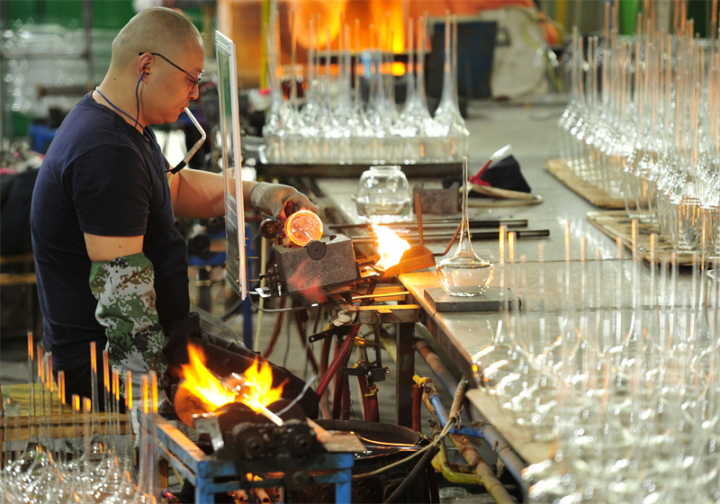 Hejian: Hauptstadt der handwerklichen Glasherstellung in China