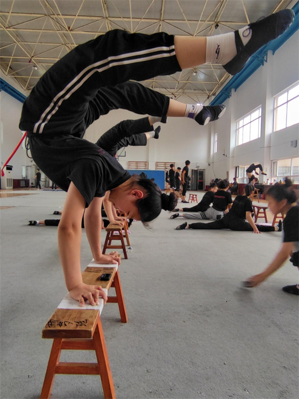 Verbreitung und Entwicklung der traditionellen Akrobatik in Wuqiao