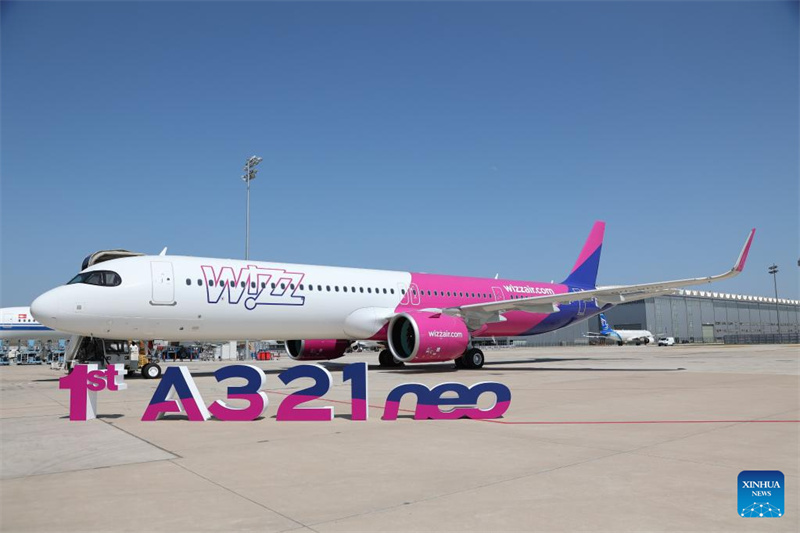 Von Airbus China montierte A321neo an europäische Fluggesellschaft ausgeliefert