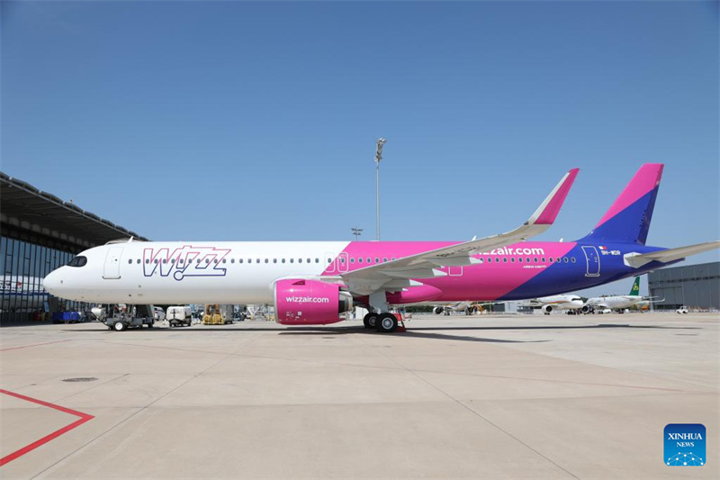 Von Airbus China montierte A321neo an europäische Fluggesellschaft ausgeliefert