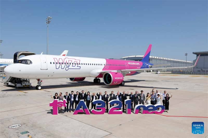 Von Airbus China montierte A321neo an europäische Fluggesellschaft ausgeliefert