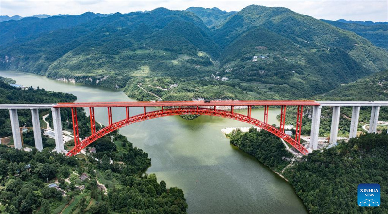 Verkehrfreigabe der Dejiang-Yuqing-Verbindung im Südwesten Chinas