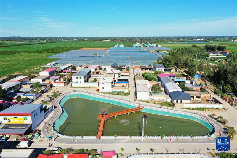 Grüner Wandel alter Teichgruben in Zhuozhou
