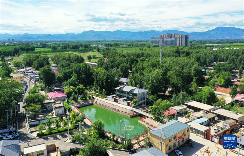 Grüner Wandel alter Teichgruben in Zhuozhou