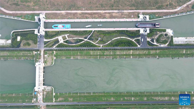 Wesentlicher Abschnitt von Mega-Wasserumleitungsprojekt in Anhui startet Probebetrieb