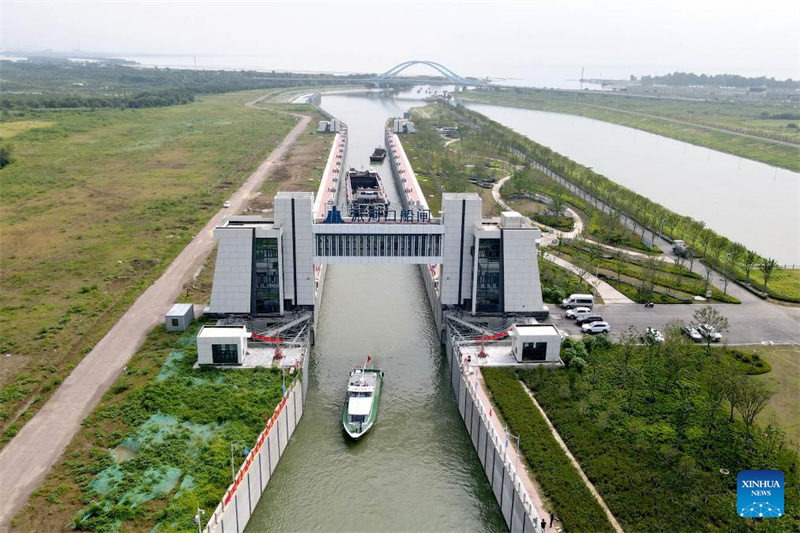 Wesentlicher Abschnitt von Mega-Wasserumleitungsprojekt in Anhui startet Probebetrieb