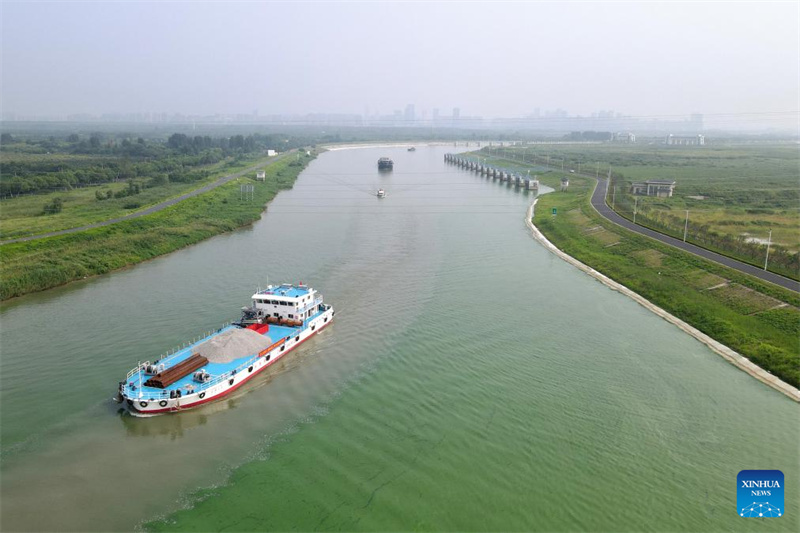 Wesentlicher Abschnitt von Mega-Wasserumleitungsprojekt in Anhui startet Probebetrieb