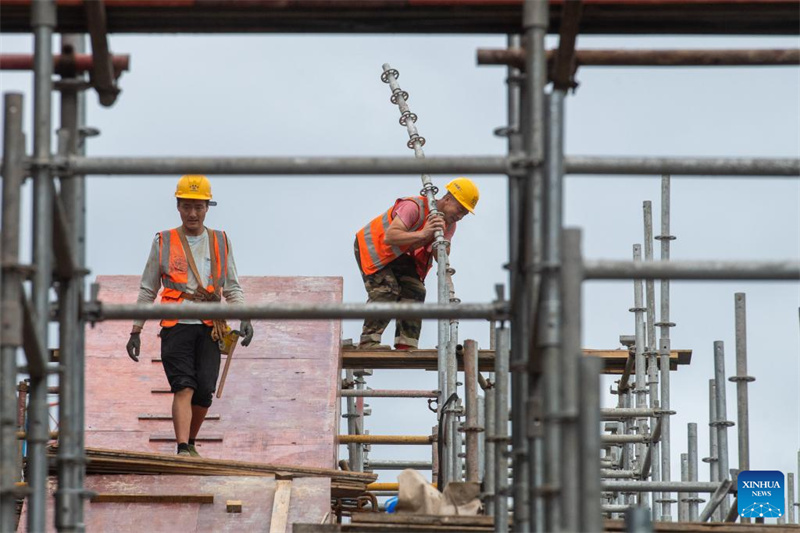 Hochgeschwindigkeitsstrecke Chongqing-Kunming ist im Bau